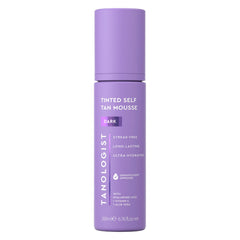 Tanologist mousse-tinte bronceado con guía de color para aplicación uniforme