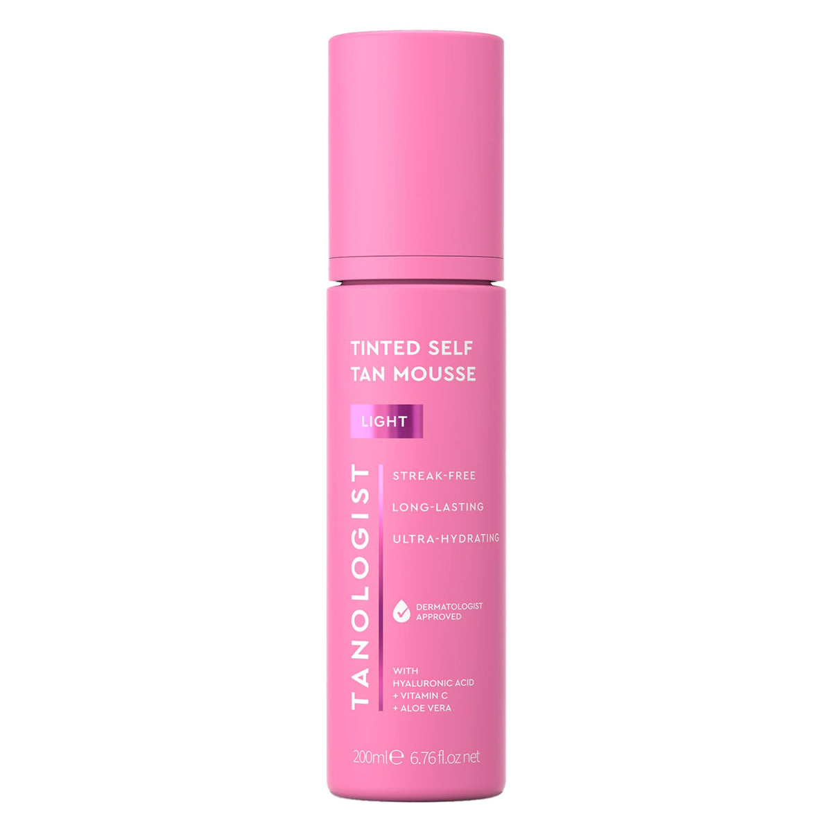 Tanologist Mousse Tintada: botella con guía de color para aplicar sin manchas