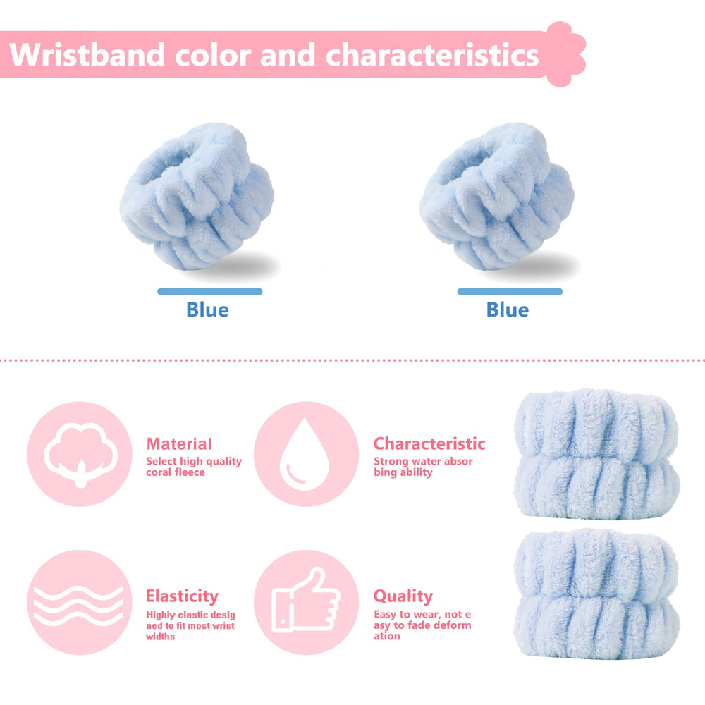 Taocar pulsera de microfibra para rostro suave y apta para piel sensible