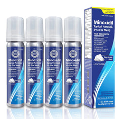 TARO Minoxidil espuma para cabello: aplicación suave y rápida.
