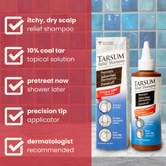 Etiqueta del producto Tarsum, enfoca beneficios y uso recomendado