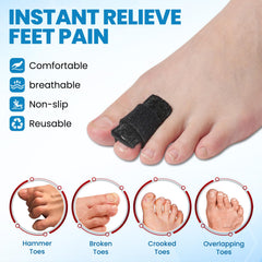 TASZOOS Enderezador Dedo Martillo de aluminio suave, reduce rozaduras al usar zapatos.