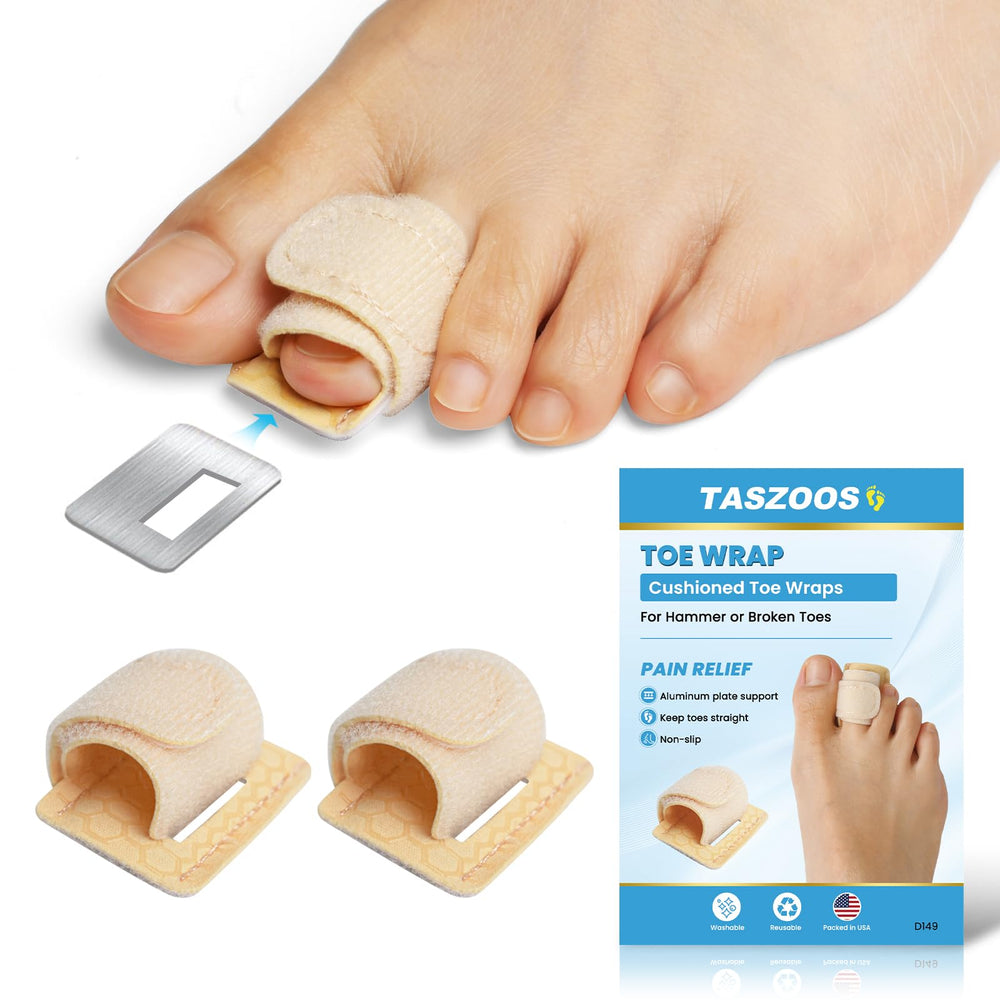 TASZOOS enderezador dedo martillo con placa de aluminio, apoyo estable para el día