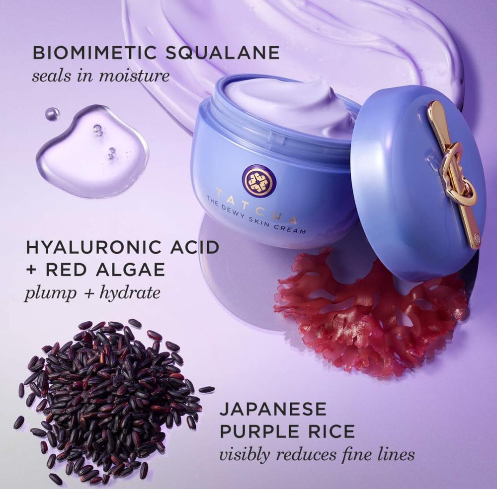 TATCHA envase de lujo, experiencia de cuidado premium.