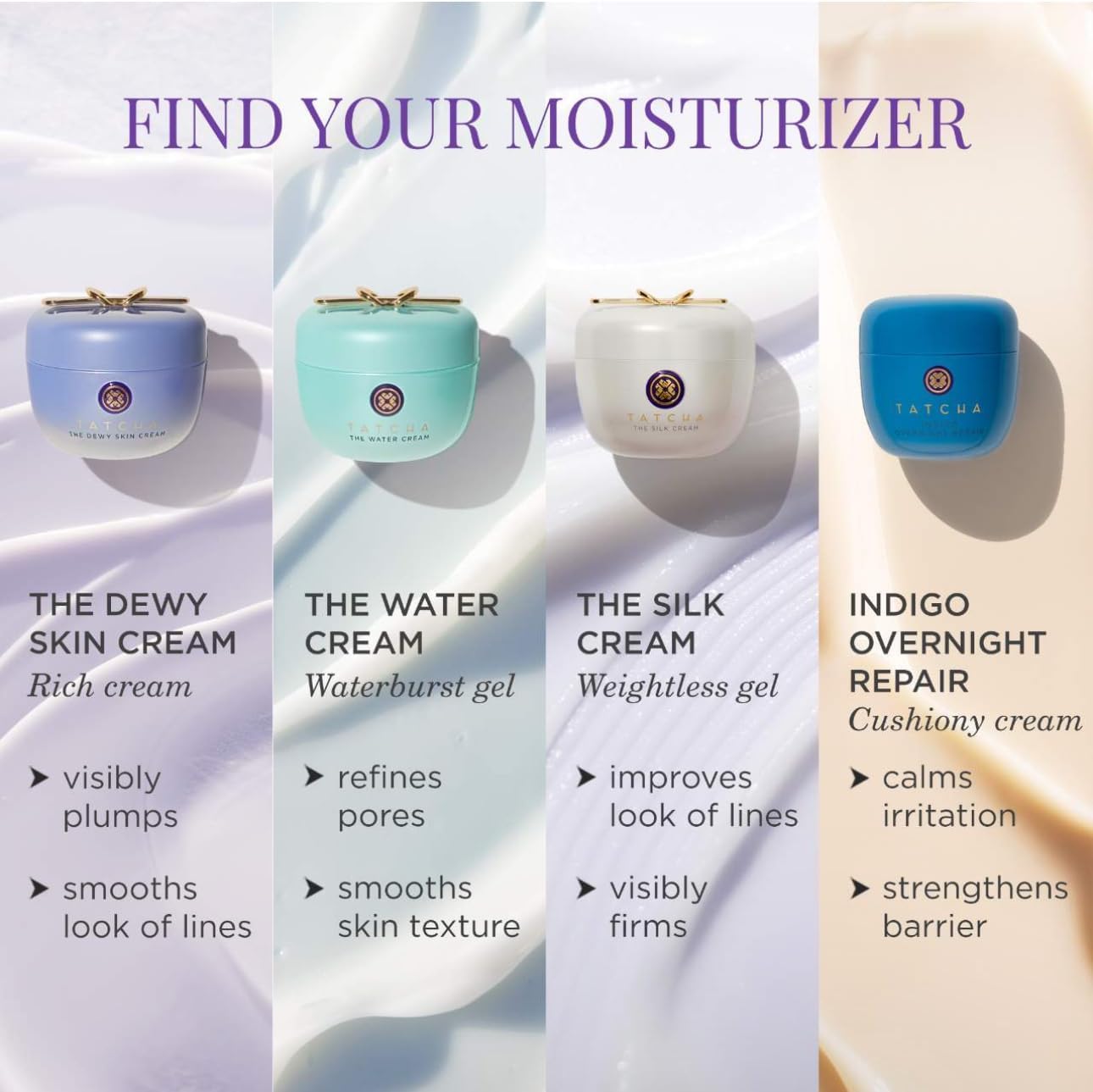 TATCHA, crema nutritiva para piel seca y sedosa.