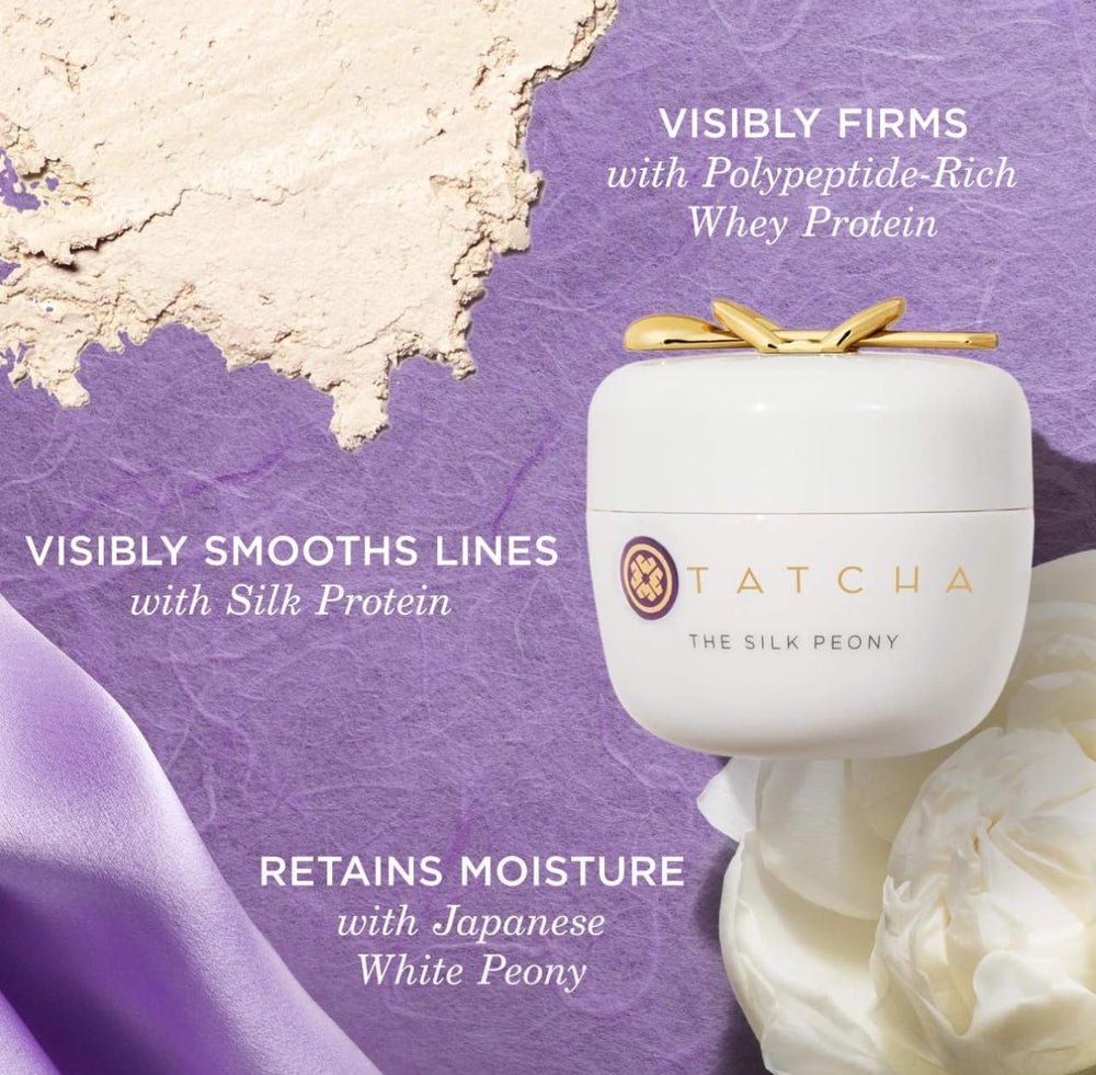 TATCHA Silk Peony Under Eye Cream, ritual de cuidado diario para reducir señales de cansancio.