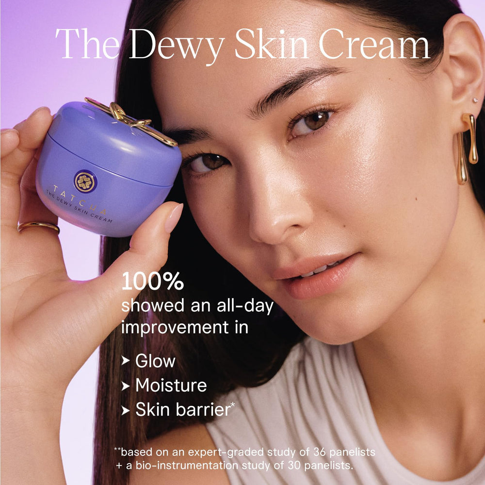 TATCHA textura cremosa: aplicación suave para un confort inmediato.