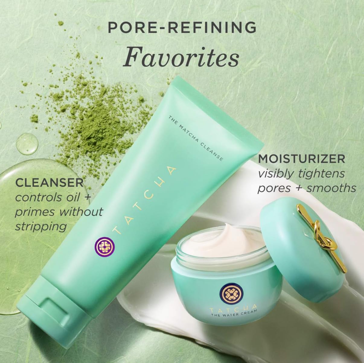 Toque de oro de 23 quilates para un resplandor discreto.
