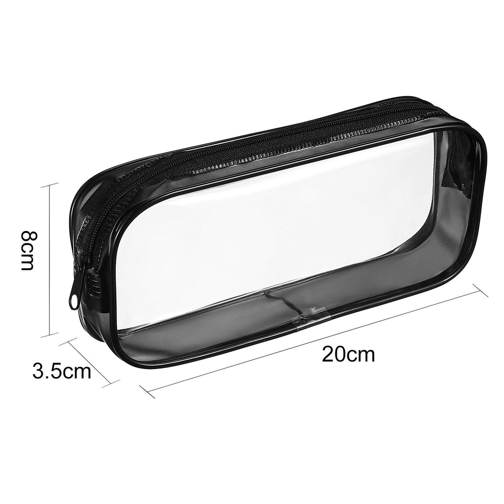 Tatuo pencil case transparent PVC shows easy item visibility.