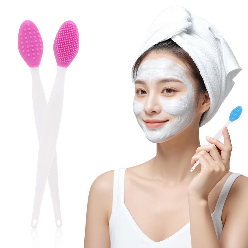 Tbestmax brocha exfoliante labial silicona fácil de limpiar