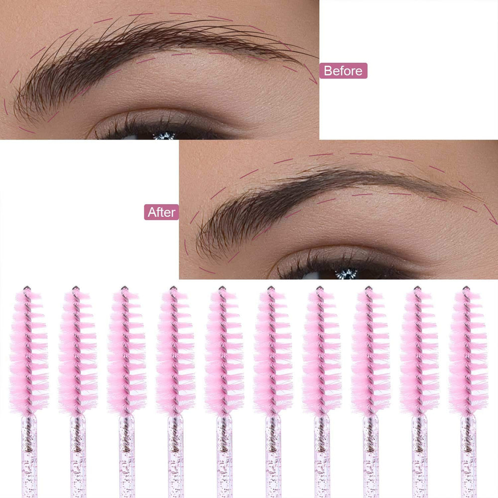 Cabeza flexible Tbestmax ofrece ángulos precisos para rímel y cejas.