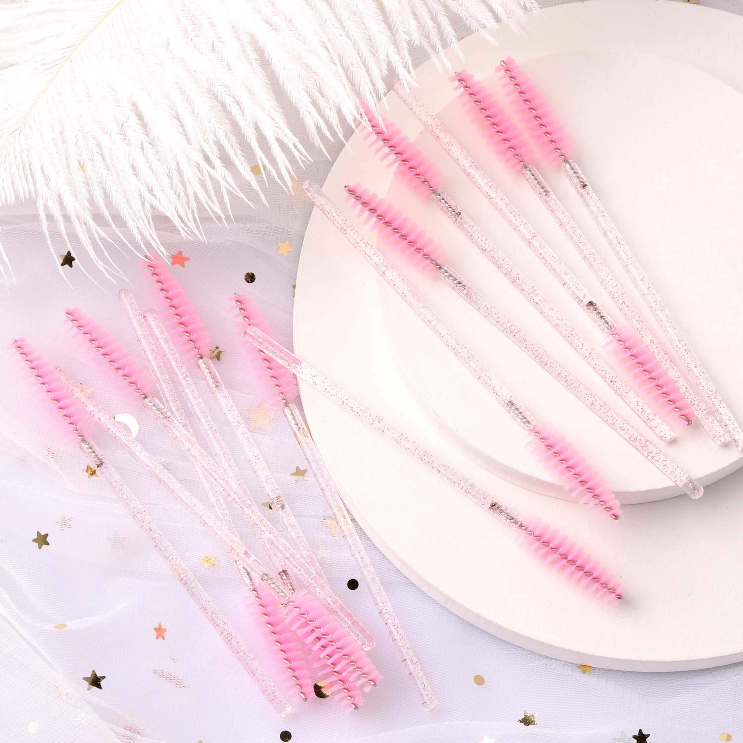 Tbestmax sistema rosa, perfecto para kit de extensión de pestañas y cejas.