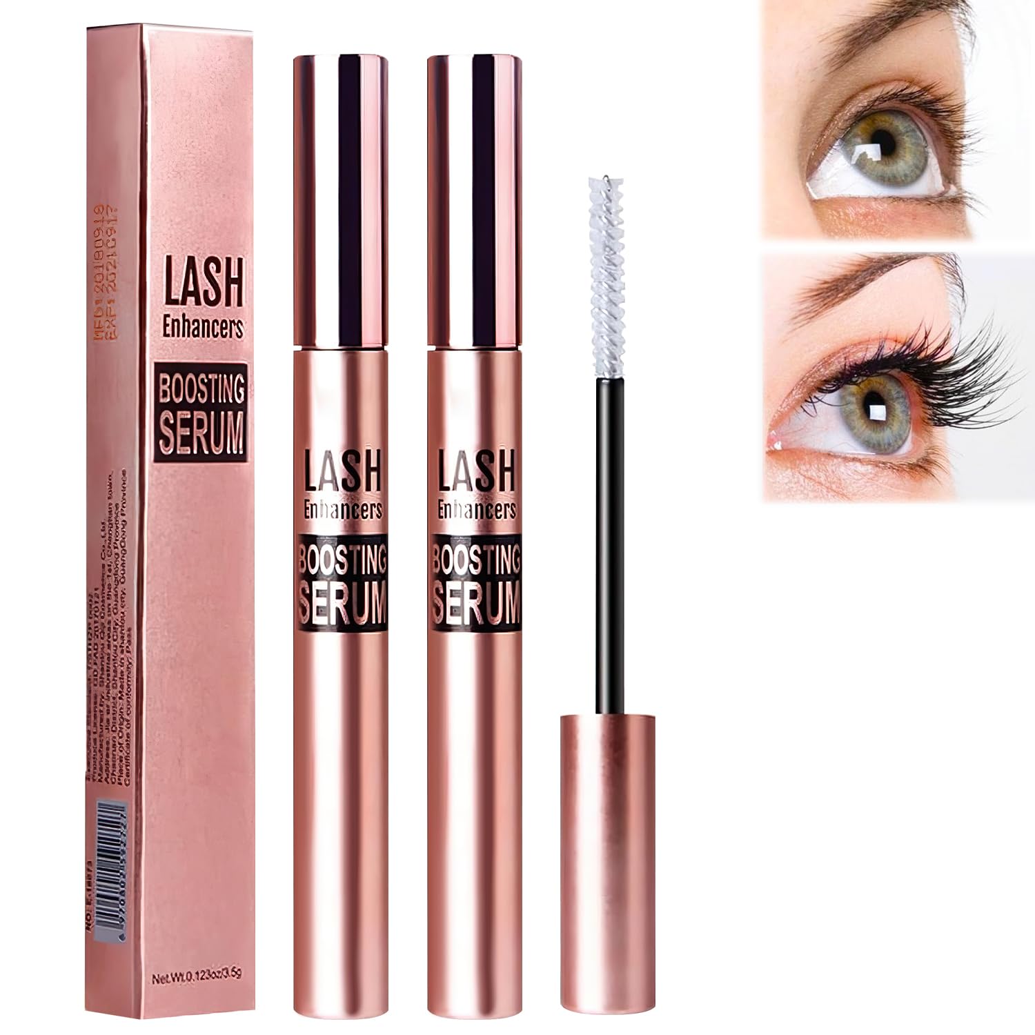 Tbexem Daislashes Serum botella para crecimiento natural de pestañas