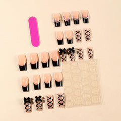 Uñas TBRZTR coffin rectas brillantes para eventos y uso diario.