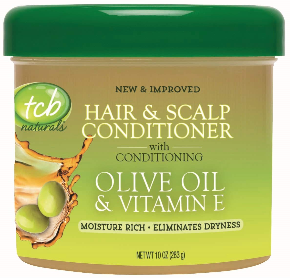 TCB Acondicionador Cabello y Cuero Cabelludo en tarro de 10 oz para uso diario.