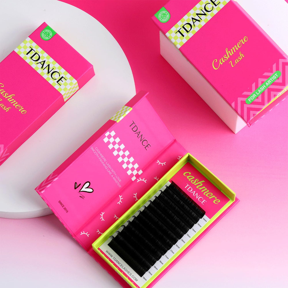TDANCE Cashmere easy transfer lashes simplify prep and application