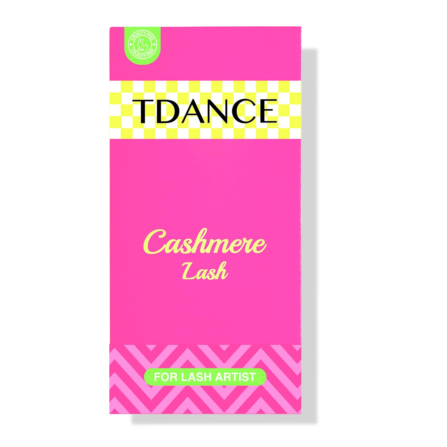 Close up of CC curl 0.05mm TDANCE lashes highlights durable, stable curl.