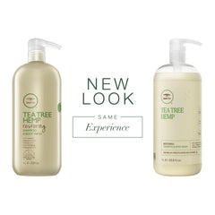 Mousse crémeuse Tea Tree Hemp Restoring Shampoo en action