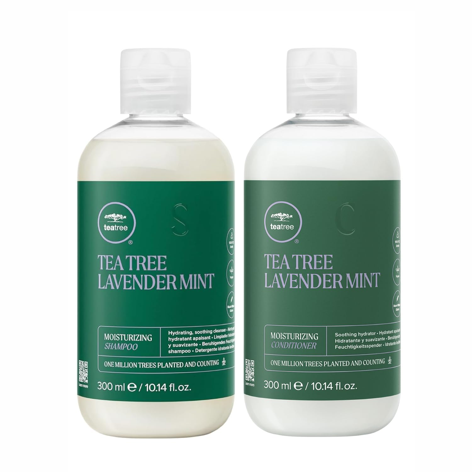 Tea Tree Lavanda Menta Regalo Set: hidratación suave y aroma calmante para el cabello.