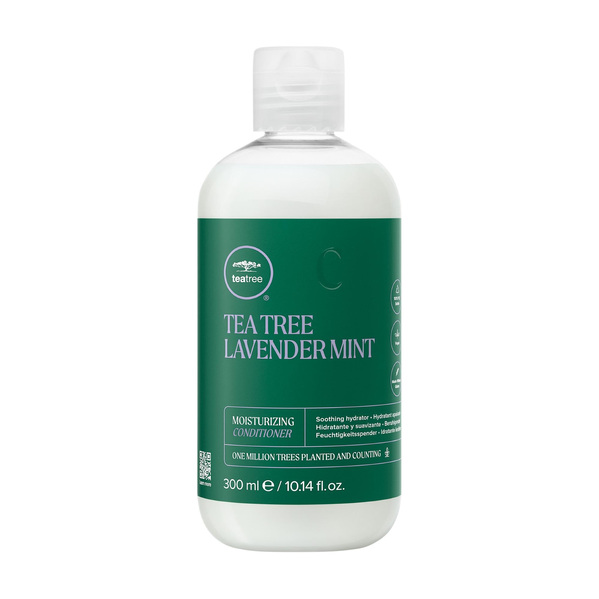 Tea Tree Lavande Menthe Conditionneur Bouteille: hydratation nourrissante pour cheveux secs.