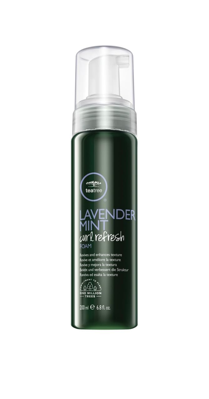 Tea Tree Lavender Mint Curl Refresh Foam: espuma para definición de rizos.