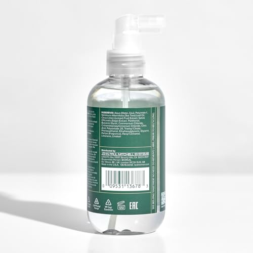 Uso diario de Tea Tree Lemon Sage Spray con aroma fresco.