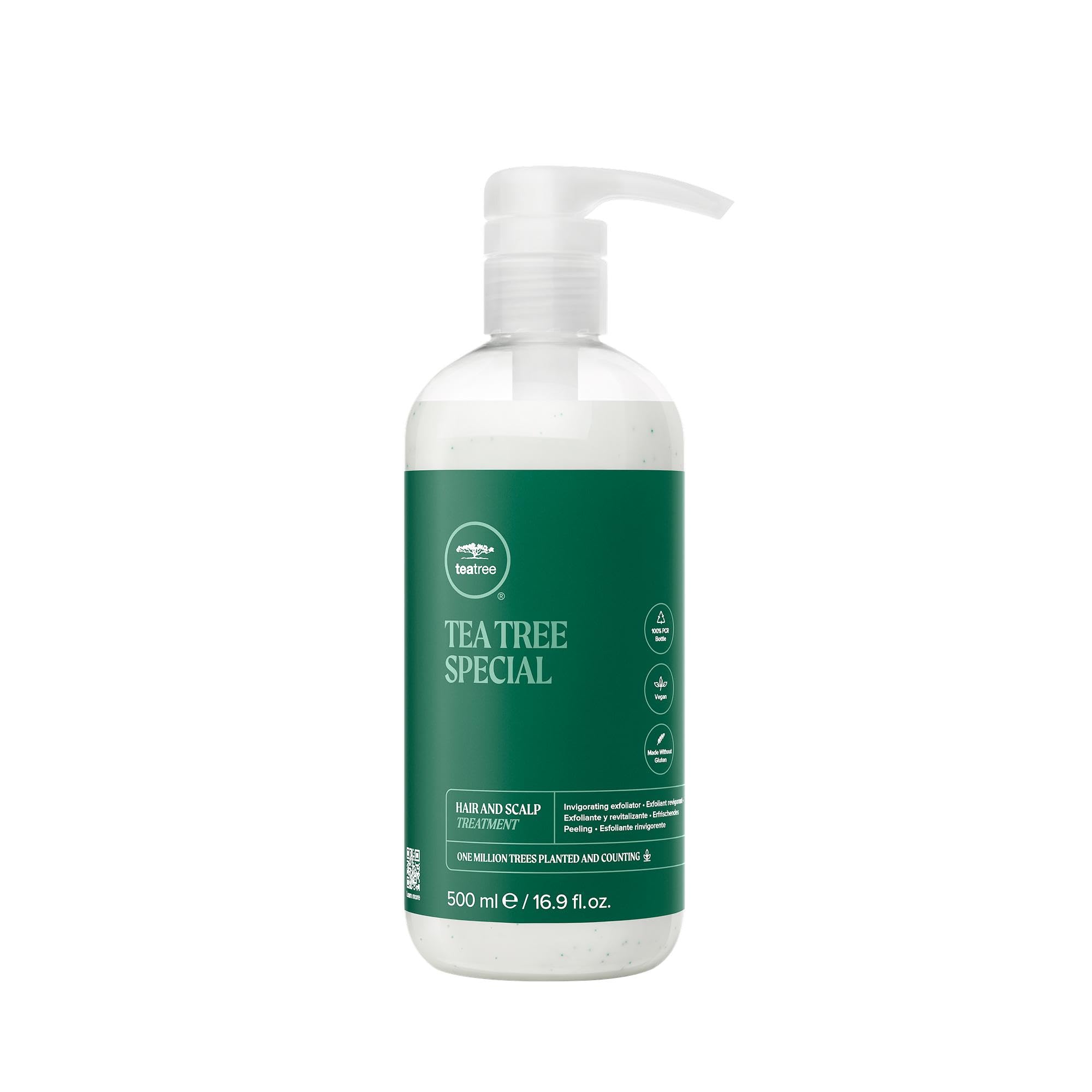 Tea Tree masque cheveux cuir chevelu, hydratation ciblée et soin quotidien.