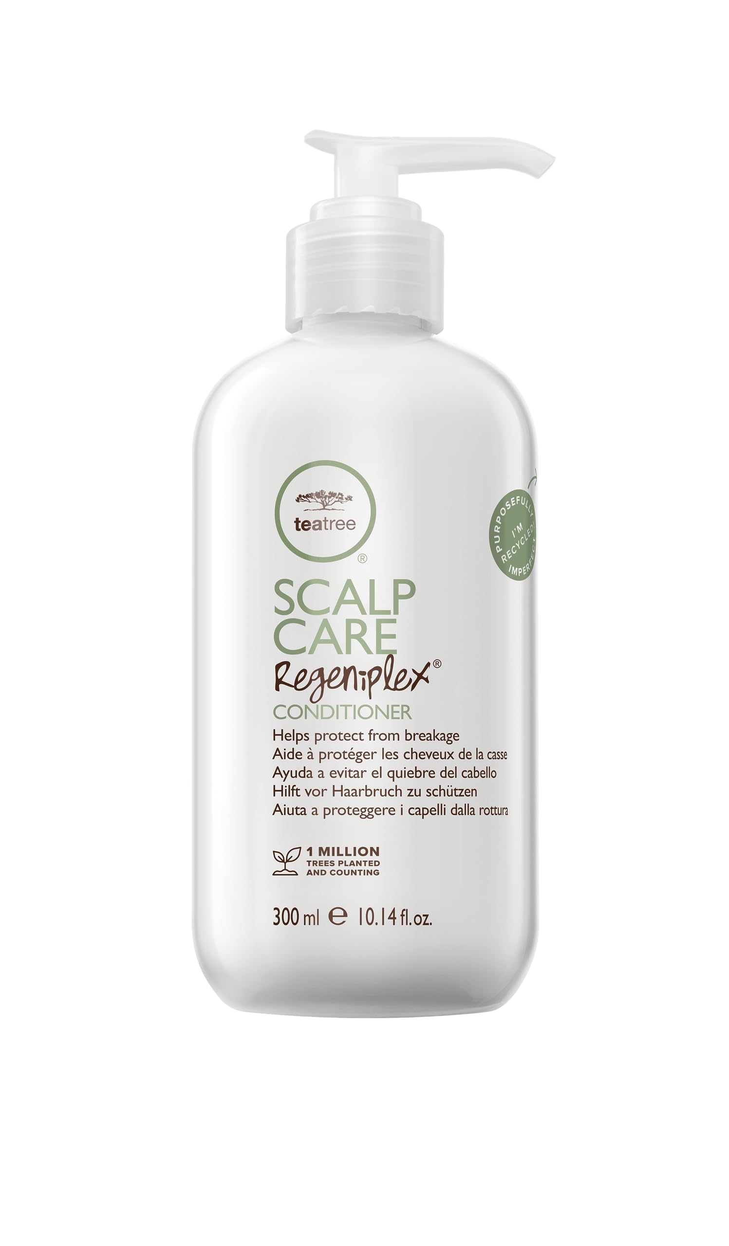 Tea Tree Regeniplex conditionneur-bouteille pour cheveux fins et fragiles.