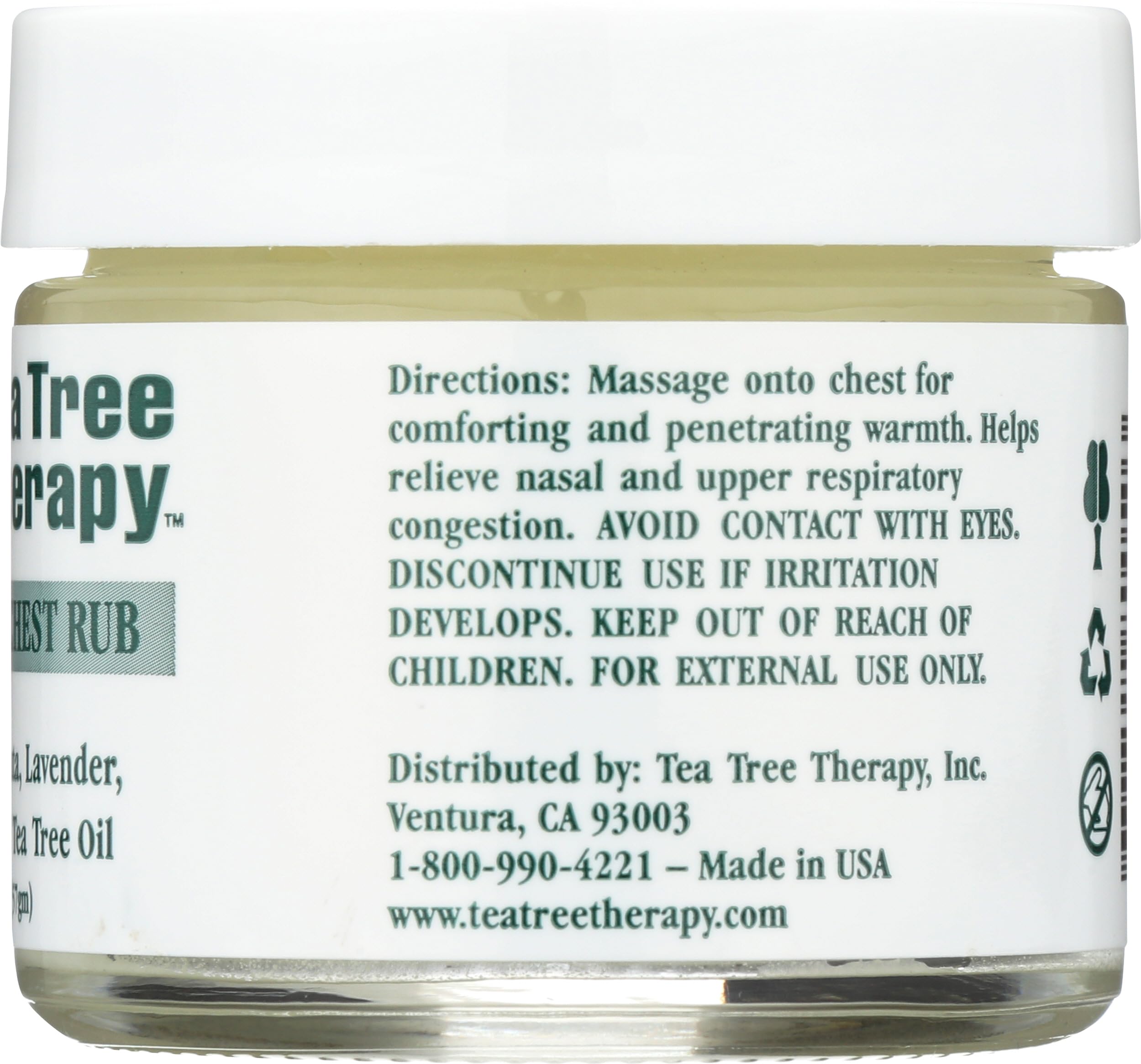 Tea Tree Therapy Dimensiones del empaque: 2,0 x 2,17 pulgadas.