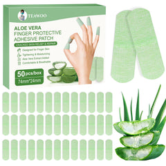 TEAWOO parches para manos agrietadas con aloe, hidratación y reparación