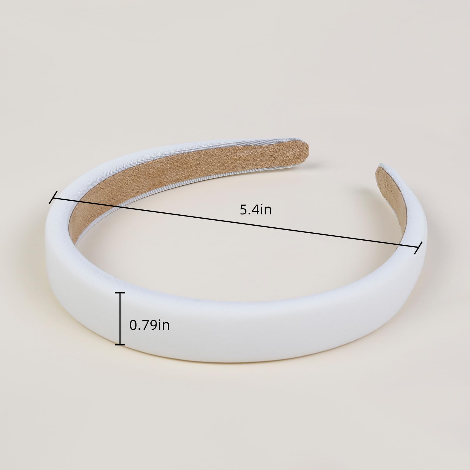 Diadema TEBIEKOY vintage blanca, aporta estilo clásico a tu outfit.