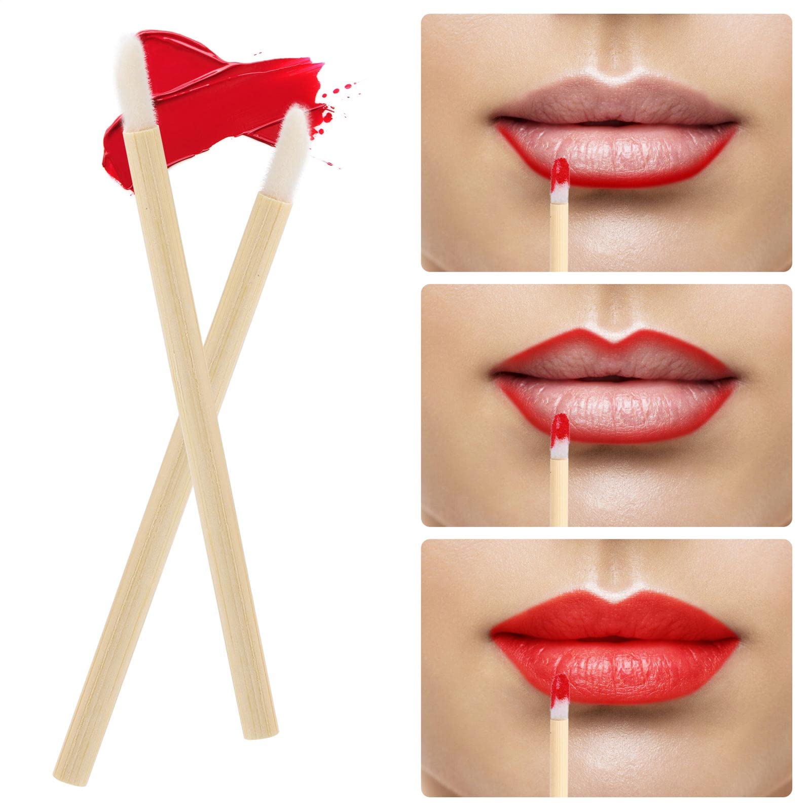 Tecbeauty aplicador labial de uso único para una experiencia limpia