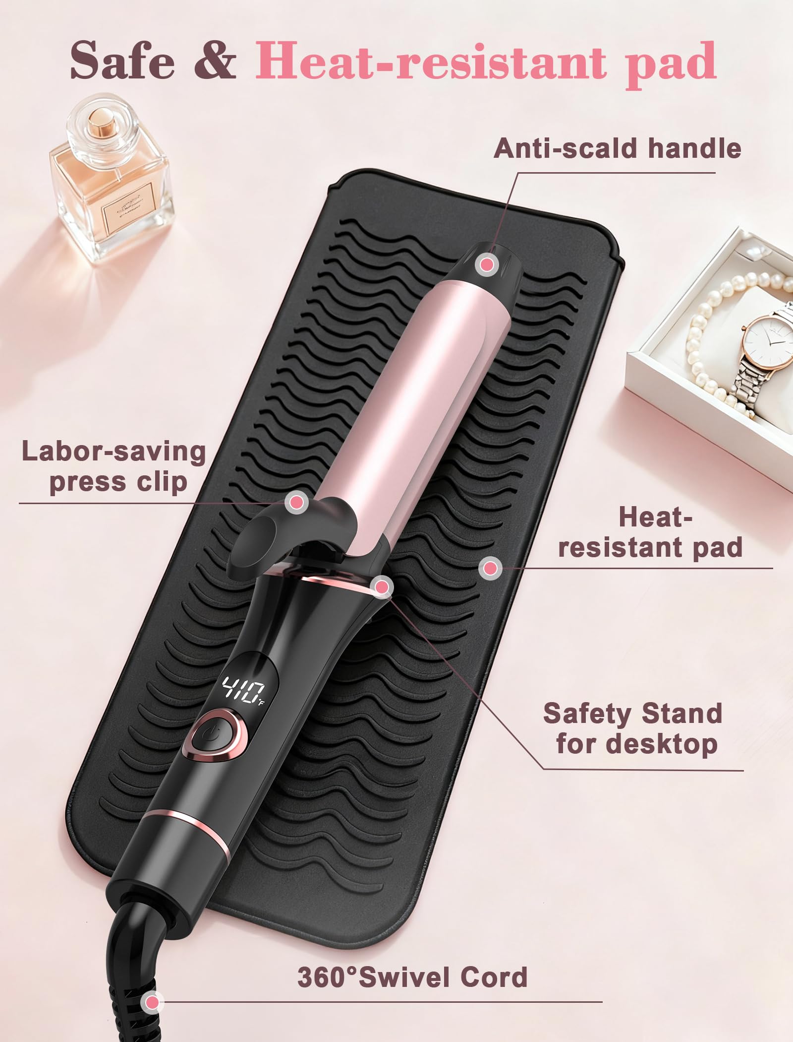 TECSIX rizador con apagado automático para mayor seguridad.