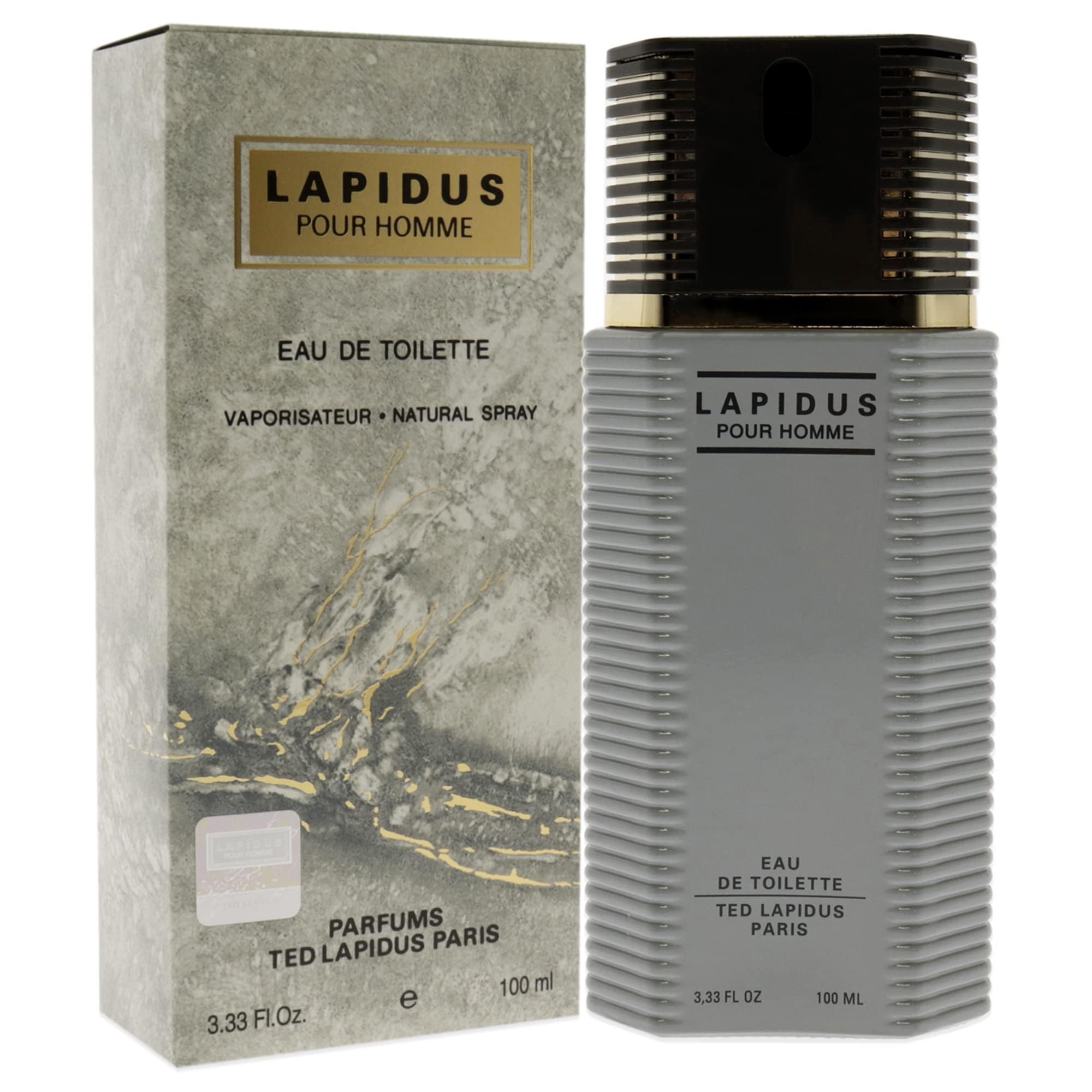 Ted Lapidus fragancia para hombres, silueta del frasco, diseño elegante