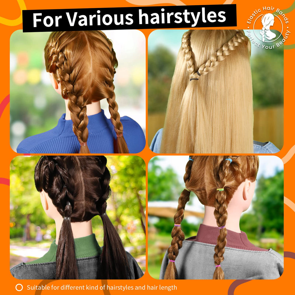 Teenitor bandas elasticas transparentes para cabello fino sin marcas.