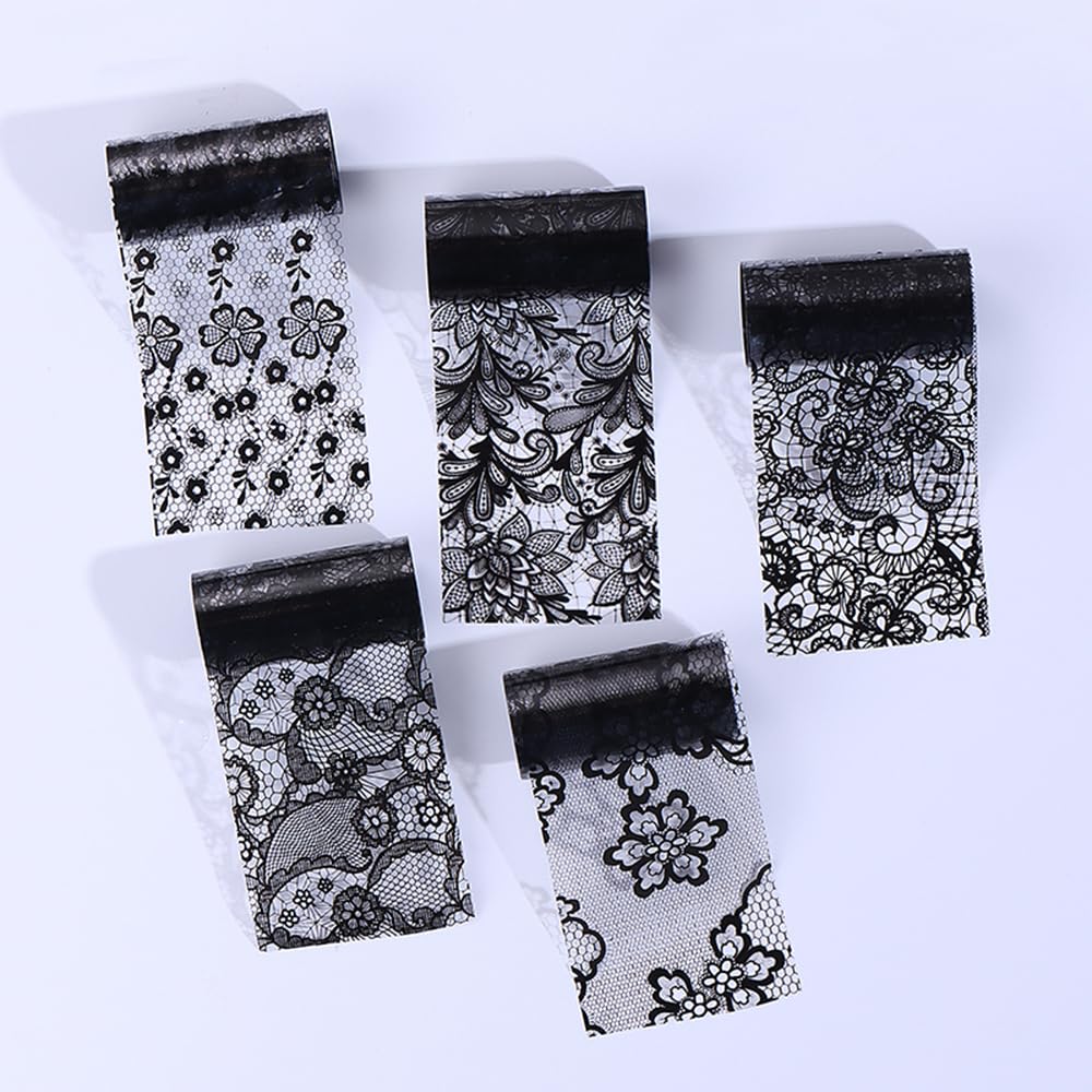 Detalles brillantes de encaje para uñas Teilihai, perfectos para fiestas