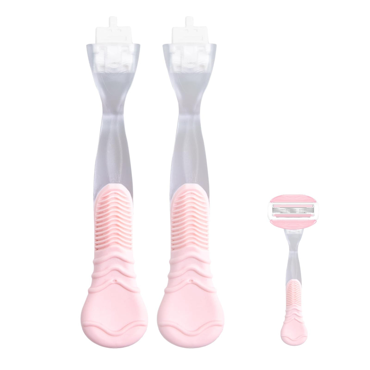 TEITEAI mango de repuesto para rasuradora Venus rosa con agarre ergonómico