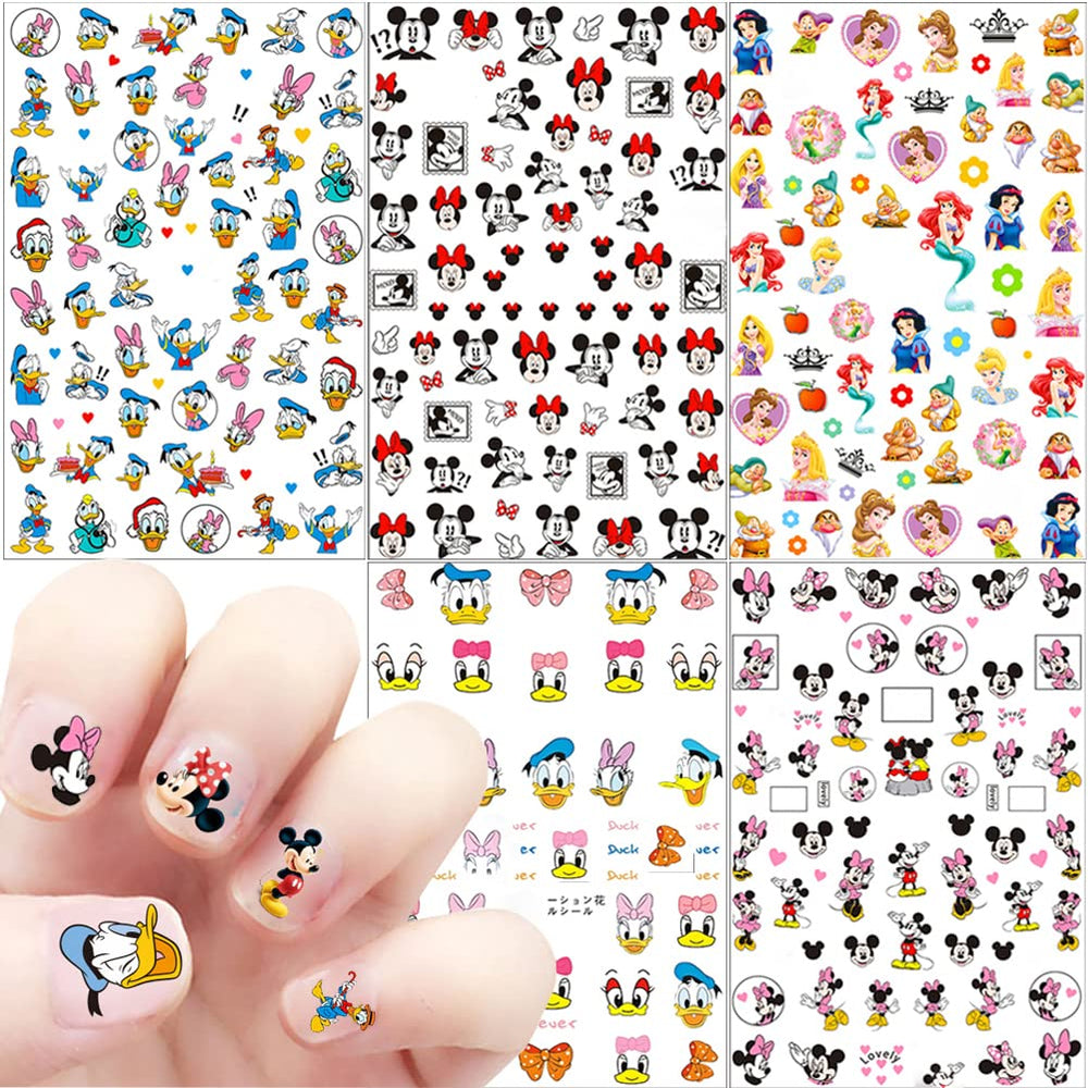 Temote pegatinas para uñas, diseños 3D, manicura rápida en casa