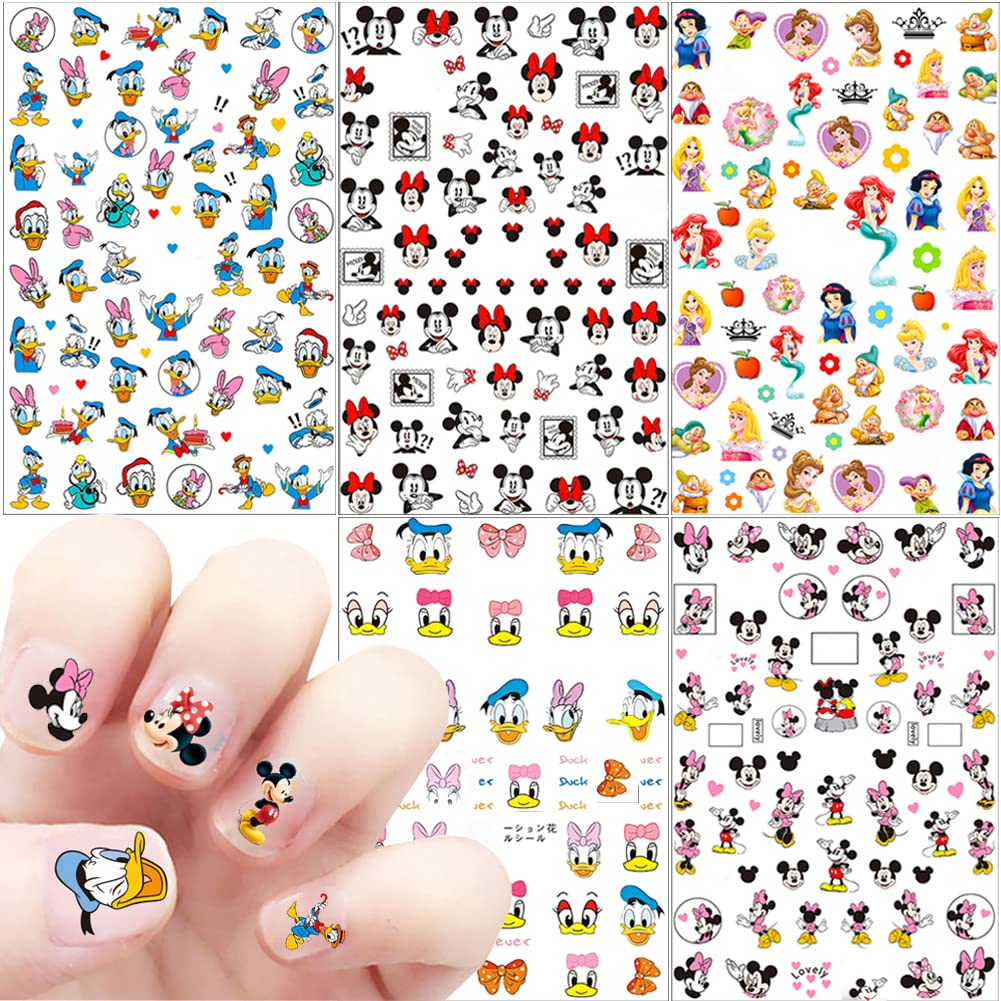 Temote pegatinas para uñas, diseños 3D, manicura rápida en casa