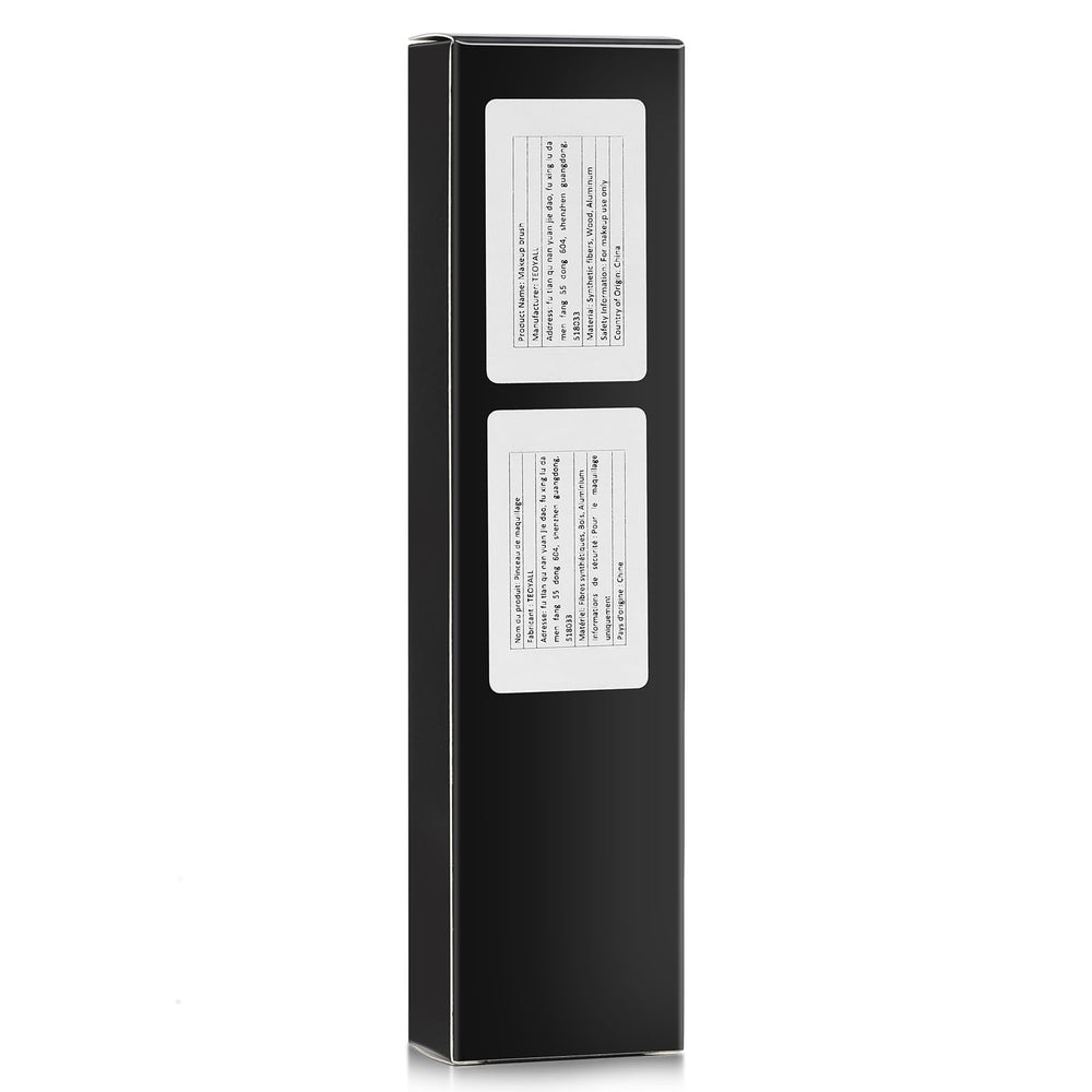 Teoyall brocha kabuki angulada para uso versátil, funciona con líquidos, cremas y polvos.