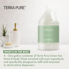 Terra Pure Dispensador Hotel, bomba profesional para uso diario