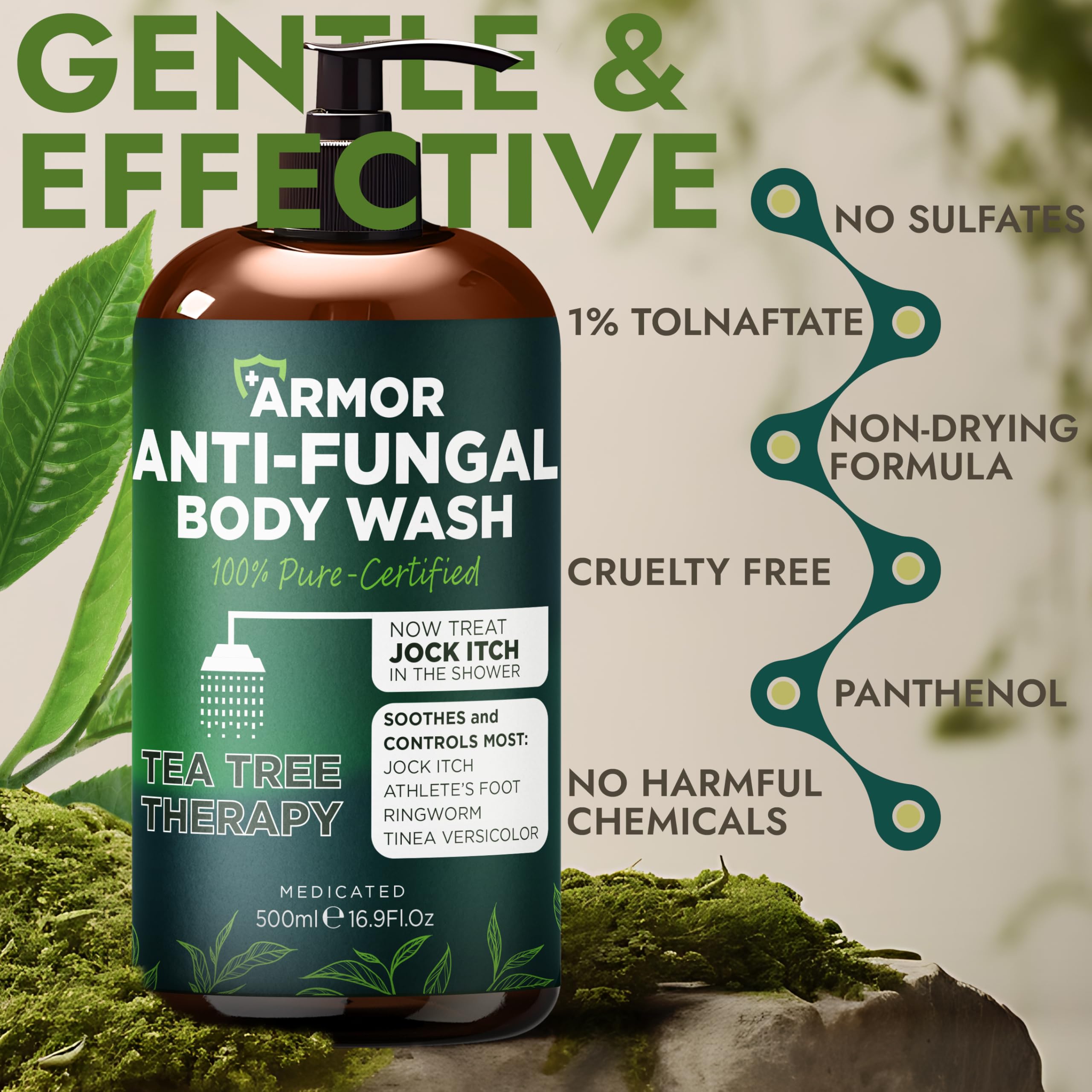Terramed Just Think Comfort: aloe vera, hidrata suave y calma irritaciones leves.