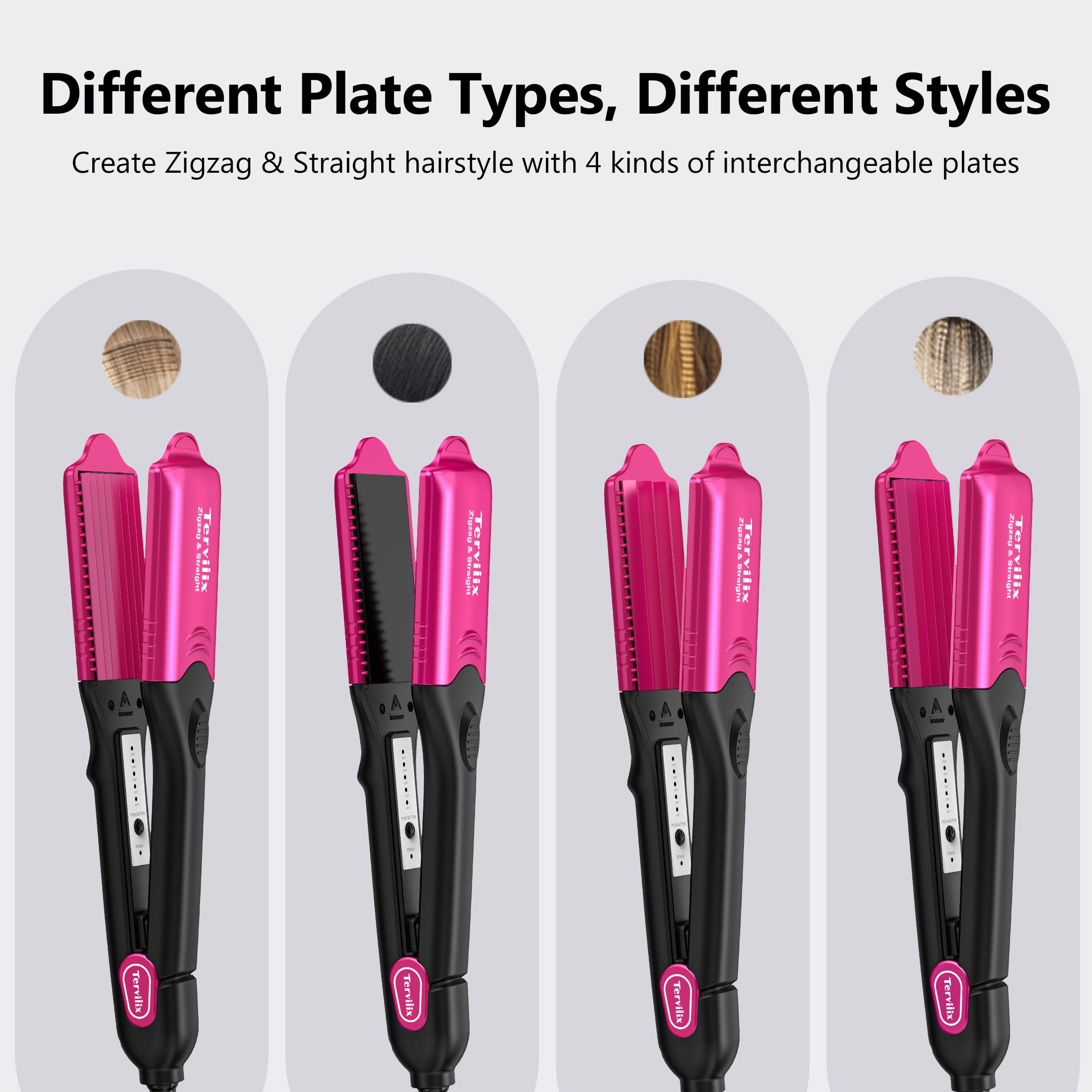 Terviiix diseño ergonómico antideslizante para manejo cómodo.