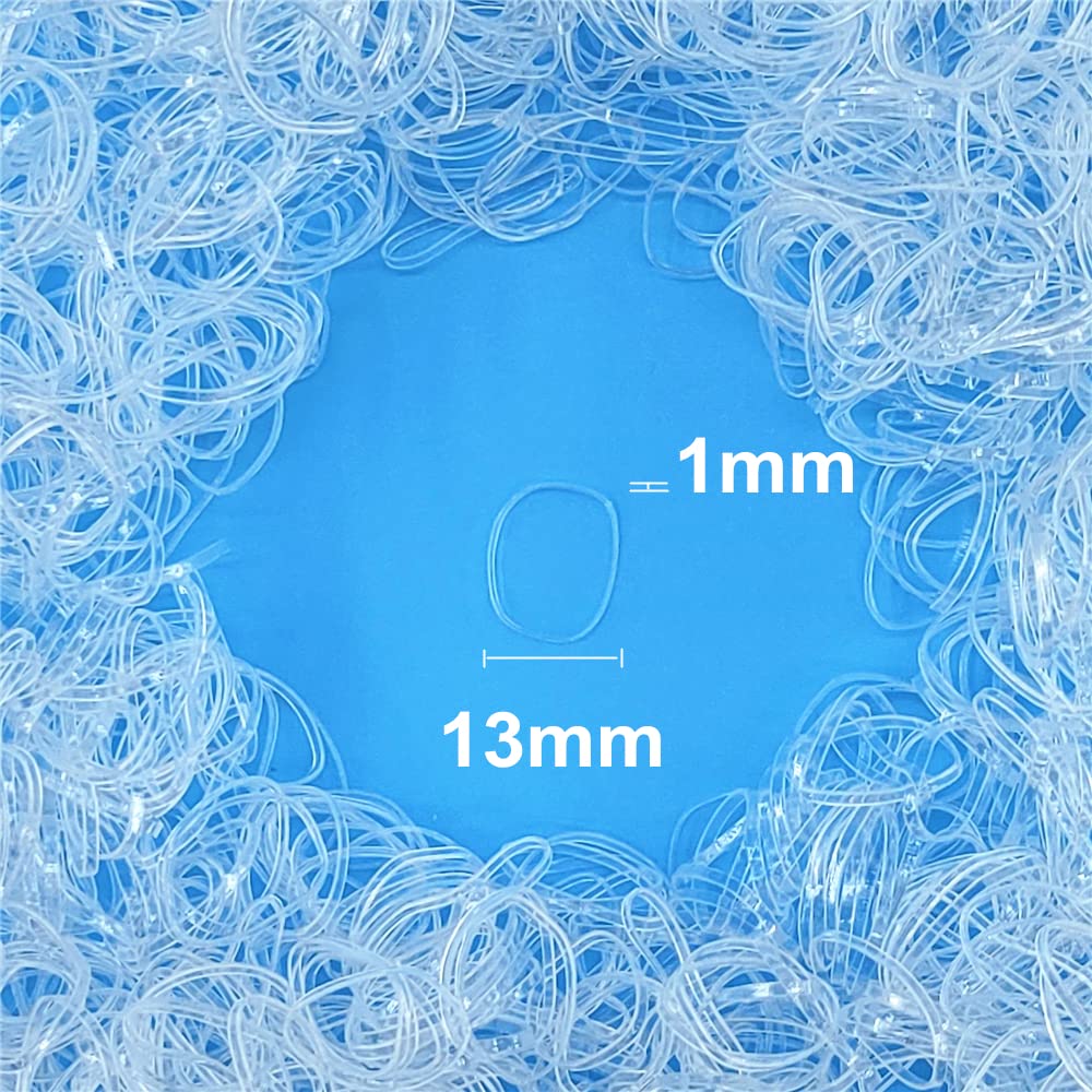 Tesvyns contenedor plástico para bandas de cabello mantiene orden y limpieza.