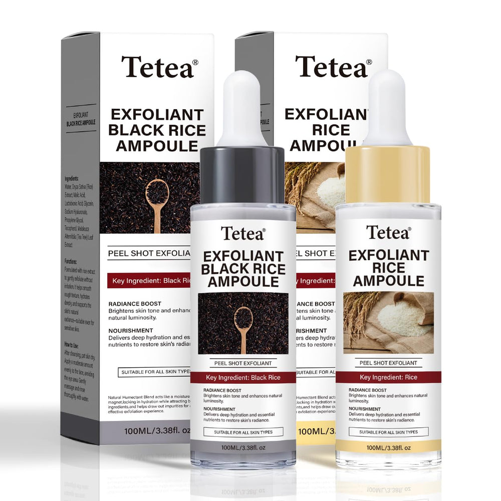 Tetea Peel Shot Glow Arroz Blanco para luminosidad suave y piel radiante