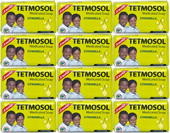Tetmosol Jabón 85 g en paquete de 12, ideal para limpieza diaria en casa