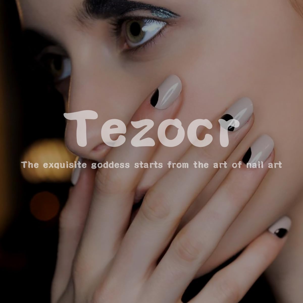 Tezocr caja de 24 piezas en 12 tallas para adaptar uñas
