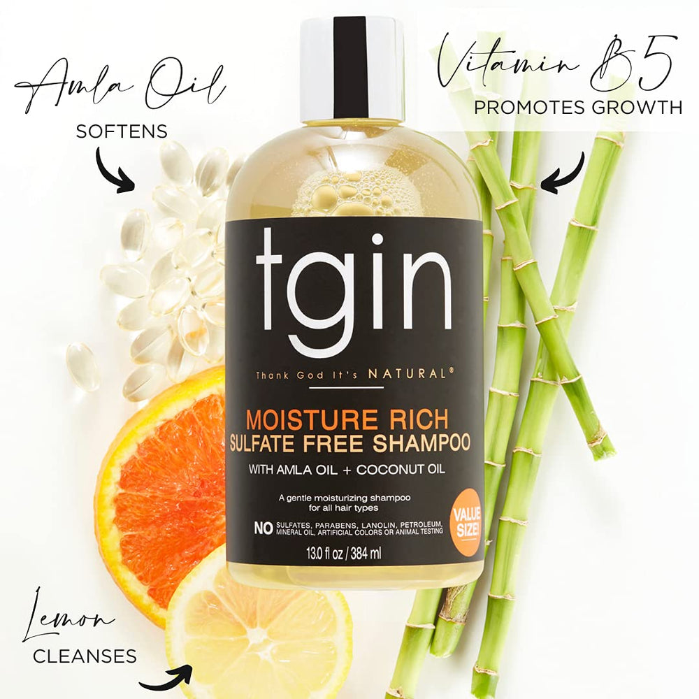 tgin champú textura suave que deja el cabello sedoso y manejable