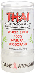 Thai Deodorant Stone barra desodorante natural, protección diaria sin irritación.