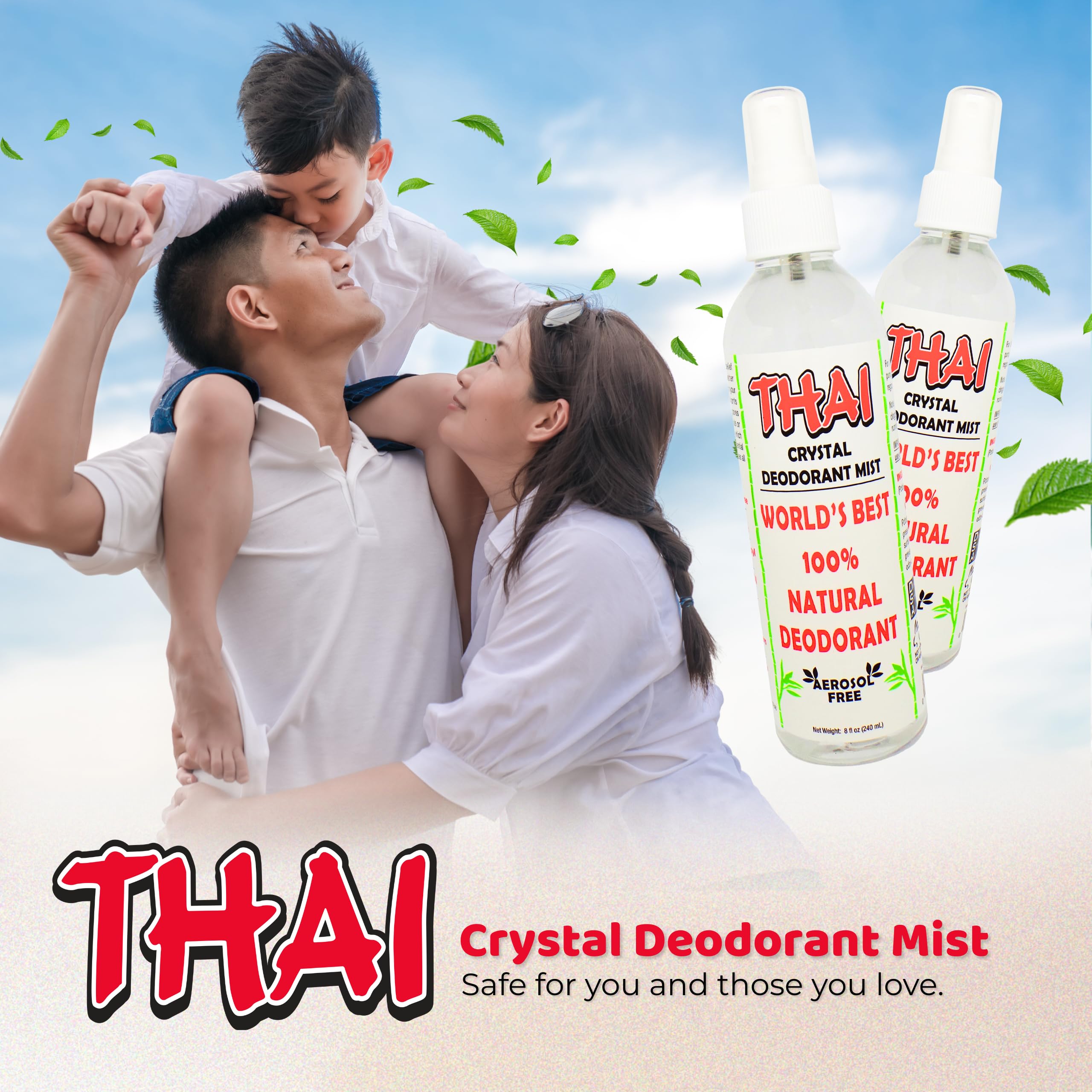 Thai Deodorant Stone Crystal Mist ambiente-bano: sensación de limpieza en la rutina diaria.